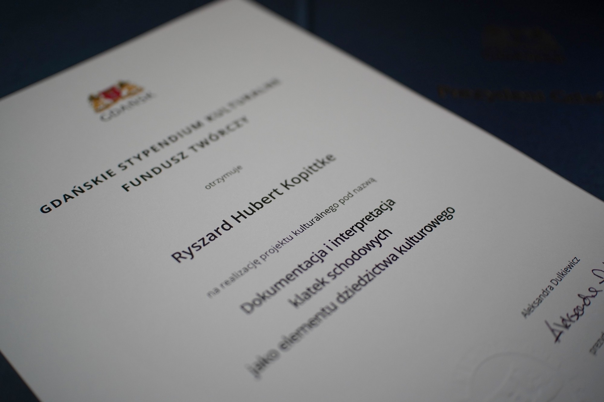 Gala Gdańskiego Stypendium Kulturalnego